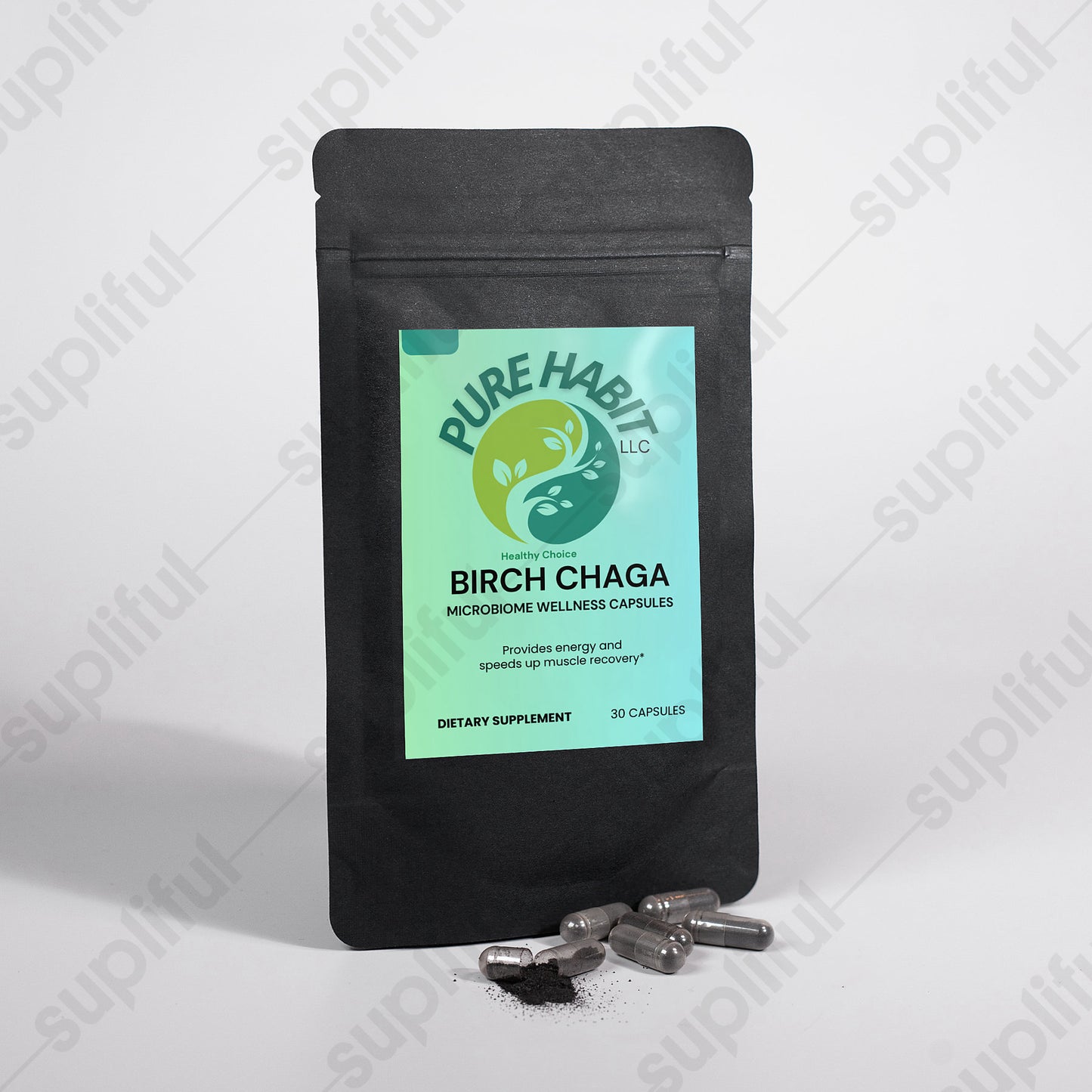 Birch Chaga Microbiome Wellness Capsules