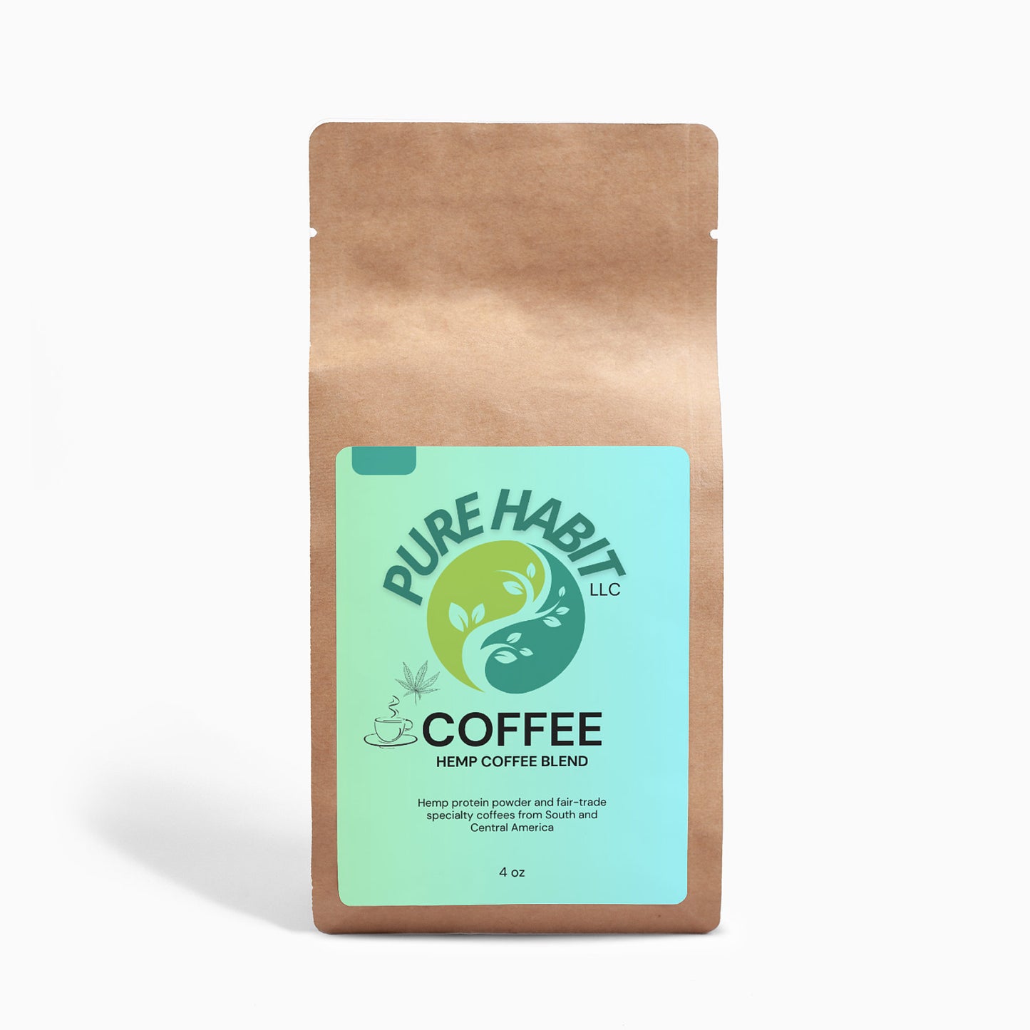 Hemp Coffee Blend - Medium Roast 4oz